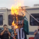 Illustration for article titled Here's Some Eagles Fans Burning A DeSean Jackson Jersey